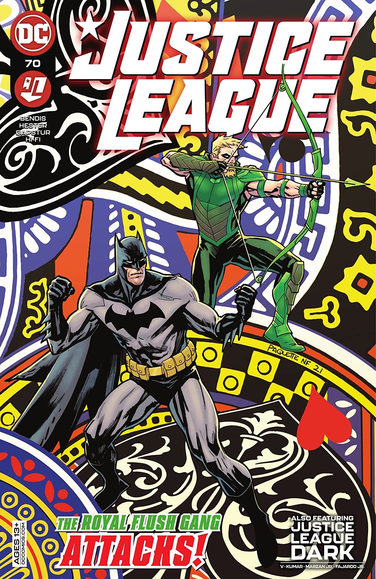 Justice League #70 CVR A DC Comics 2021 FN