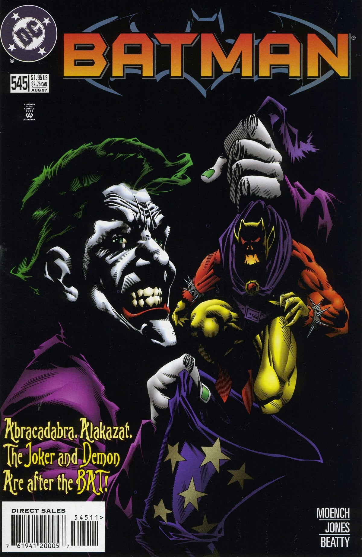 Batman #545 CVR A DC Comics 1997 FN