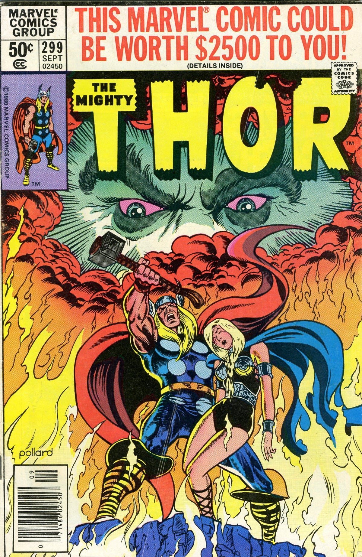 Thor #299 CVR A Marvel 1980 FN