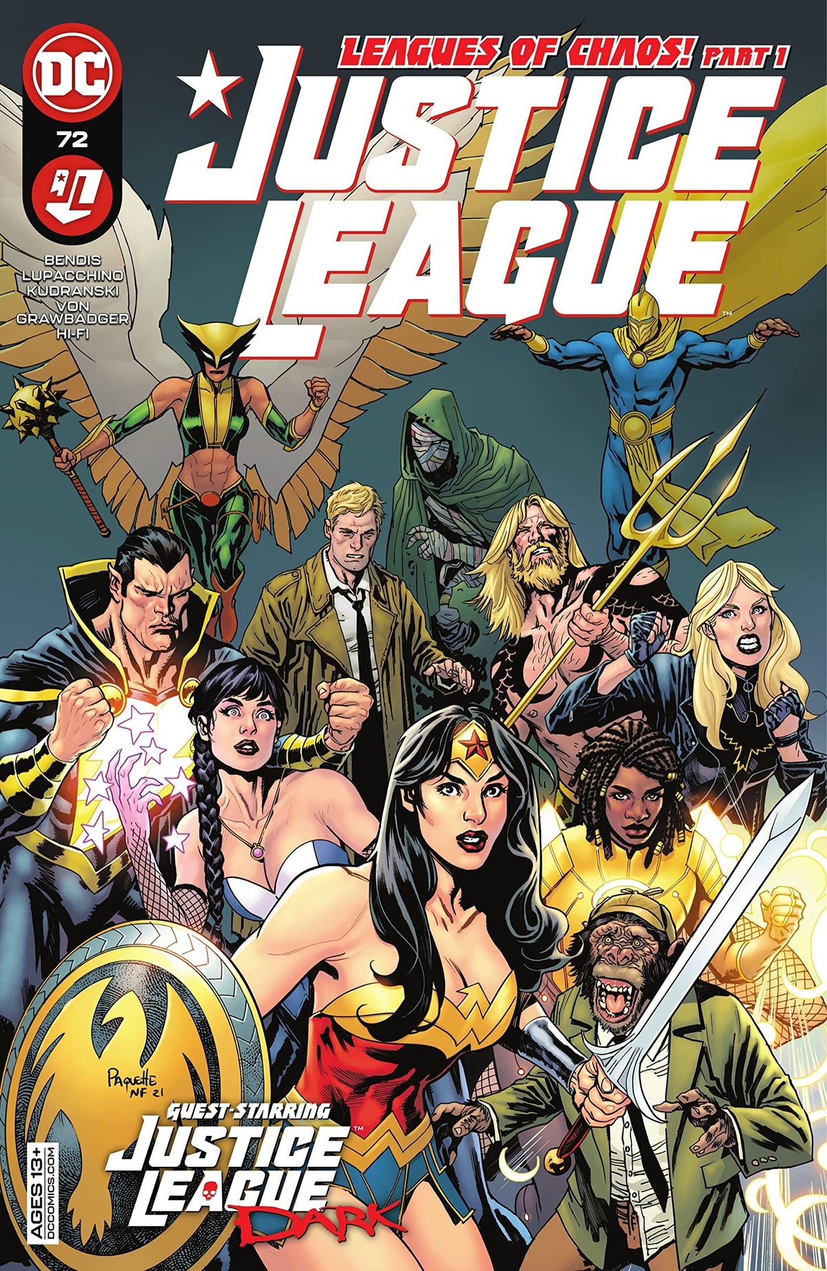 Justice League #72 CVR A DC Comics 2022 FN