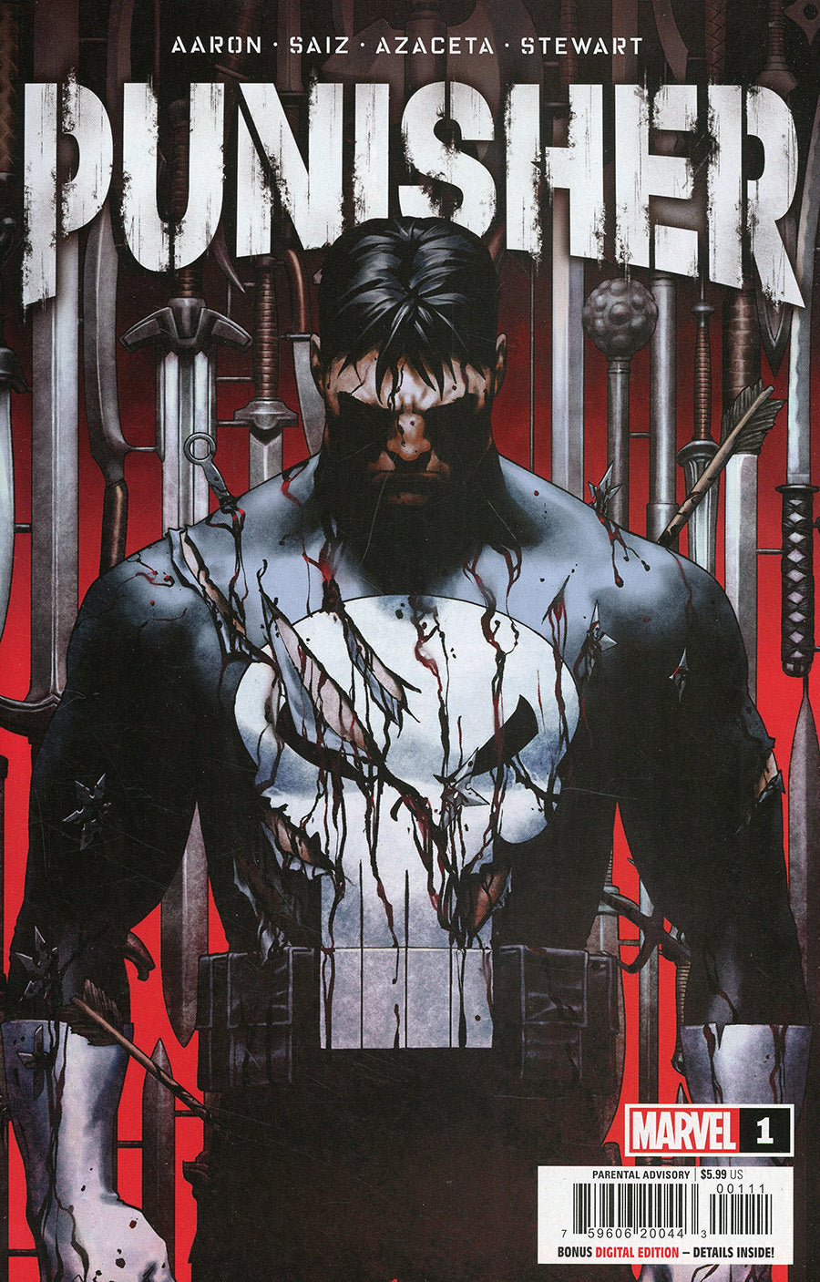 Punisher #1 CVR A Marvel 2022 VF