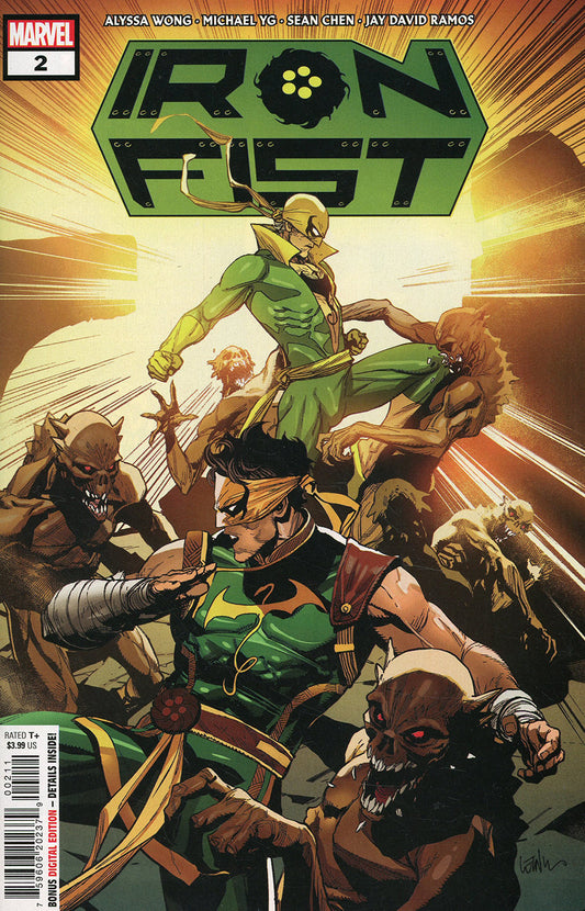 Iron Fist #2 CVR A Marvel 2022 FN