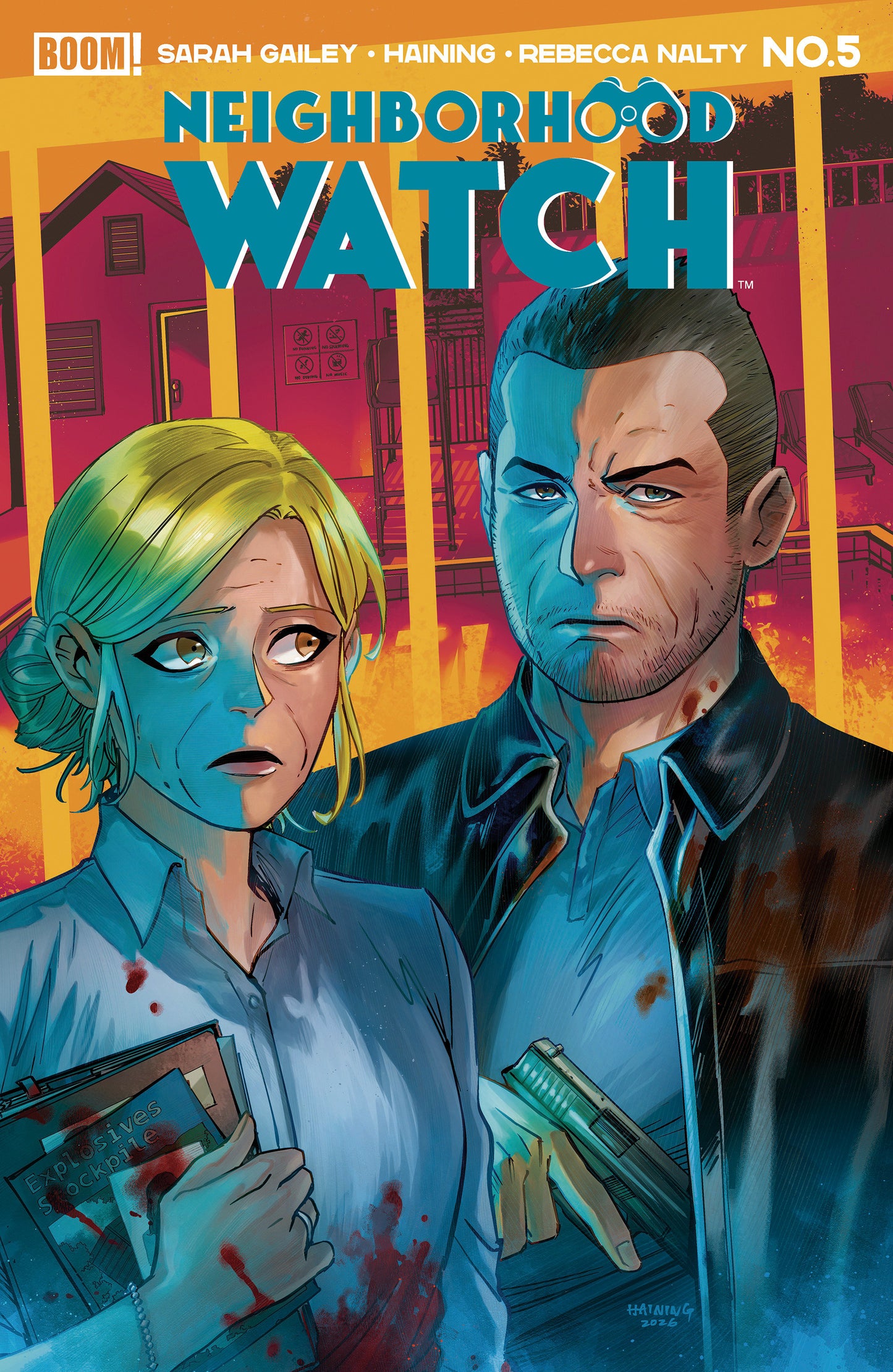 Neighborhood Watch #5 A Main (Dressed, Haining) (VF/NM)