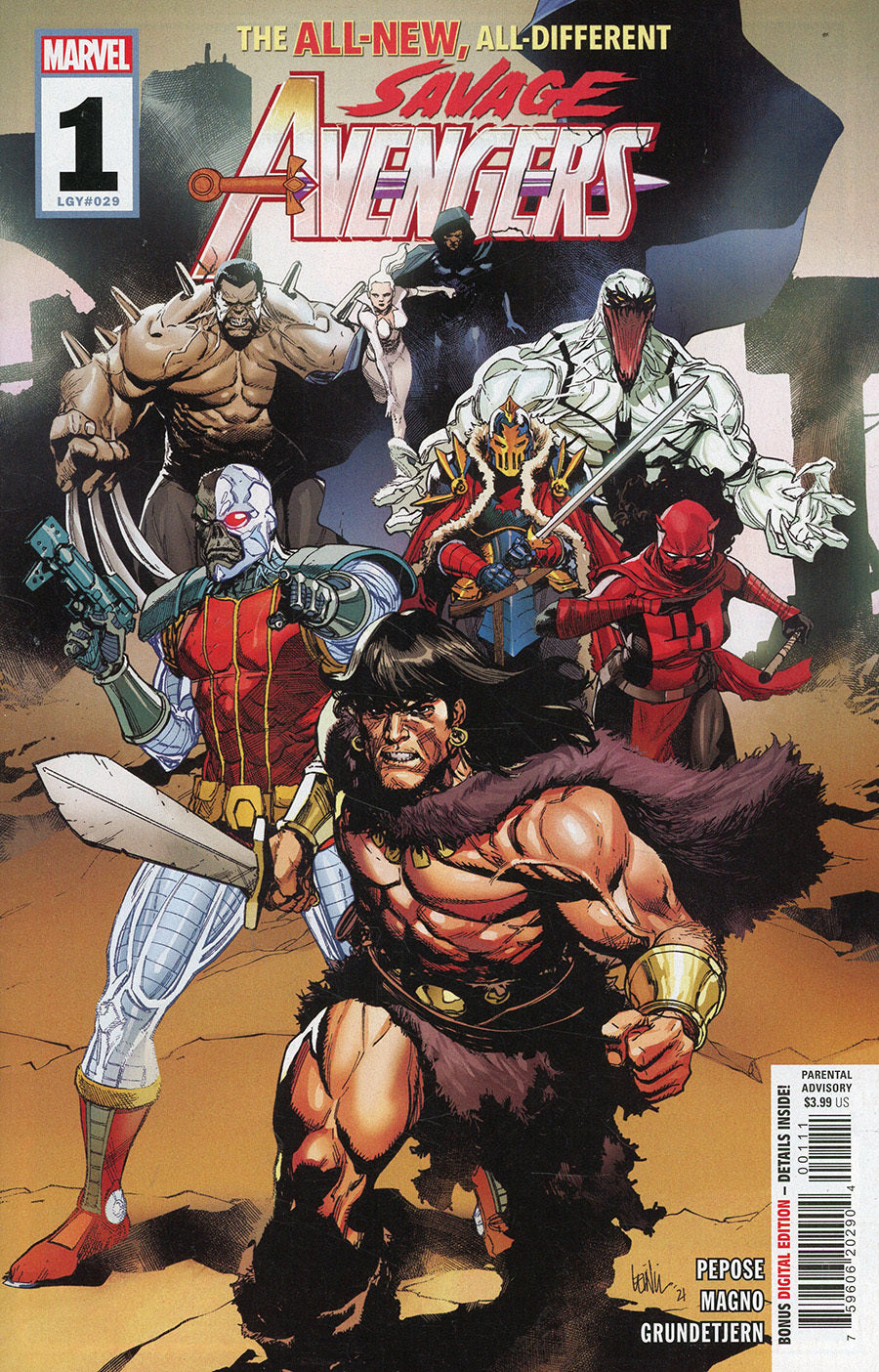 Savage Avengers #1 CVR A Marvel 2022 VF