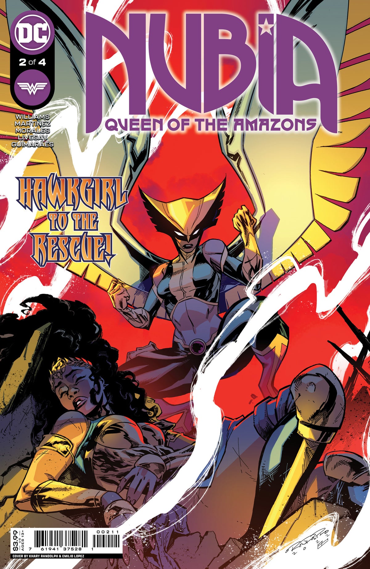 Nubia: Queen of the Amazons #2 CVR A DC Comics 2022 FN