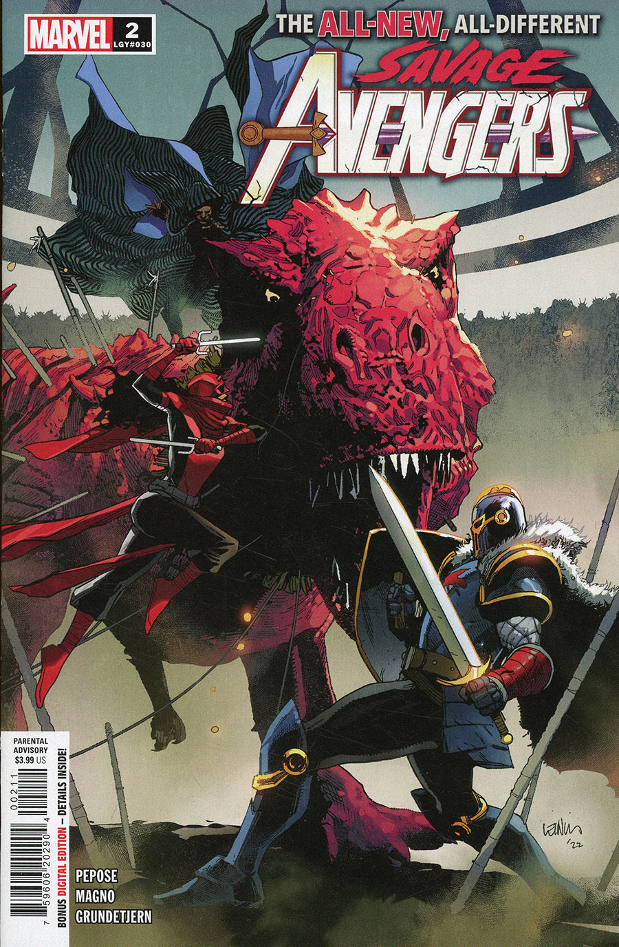 Savage Avengers #2 CVR A Marvel 2022 VF