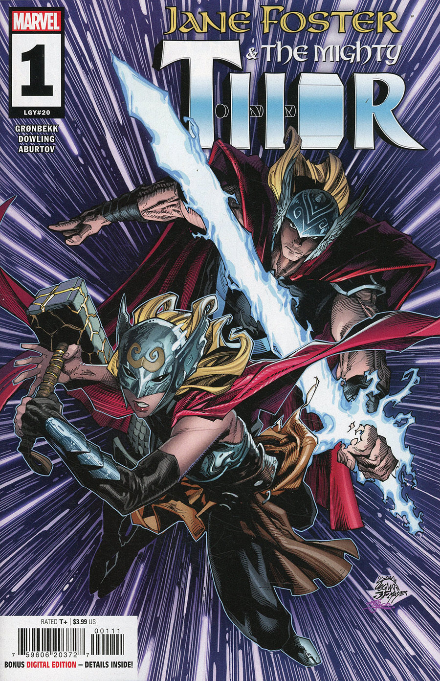 Jane Foster & The Mighty Thor #1 CVR A Marvel 2022 FN