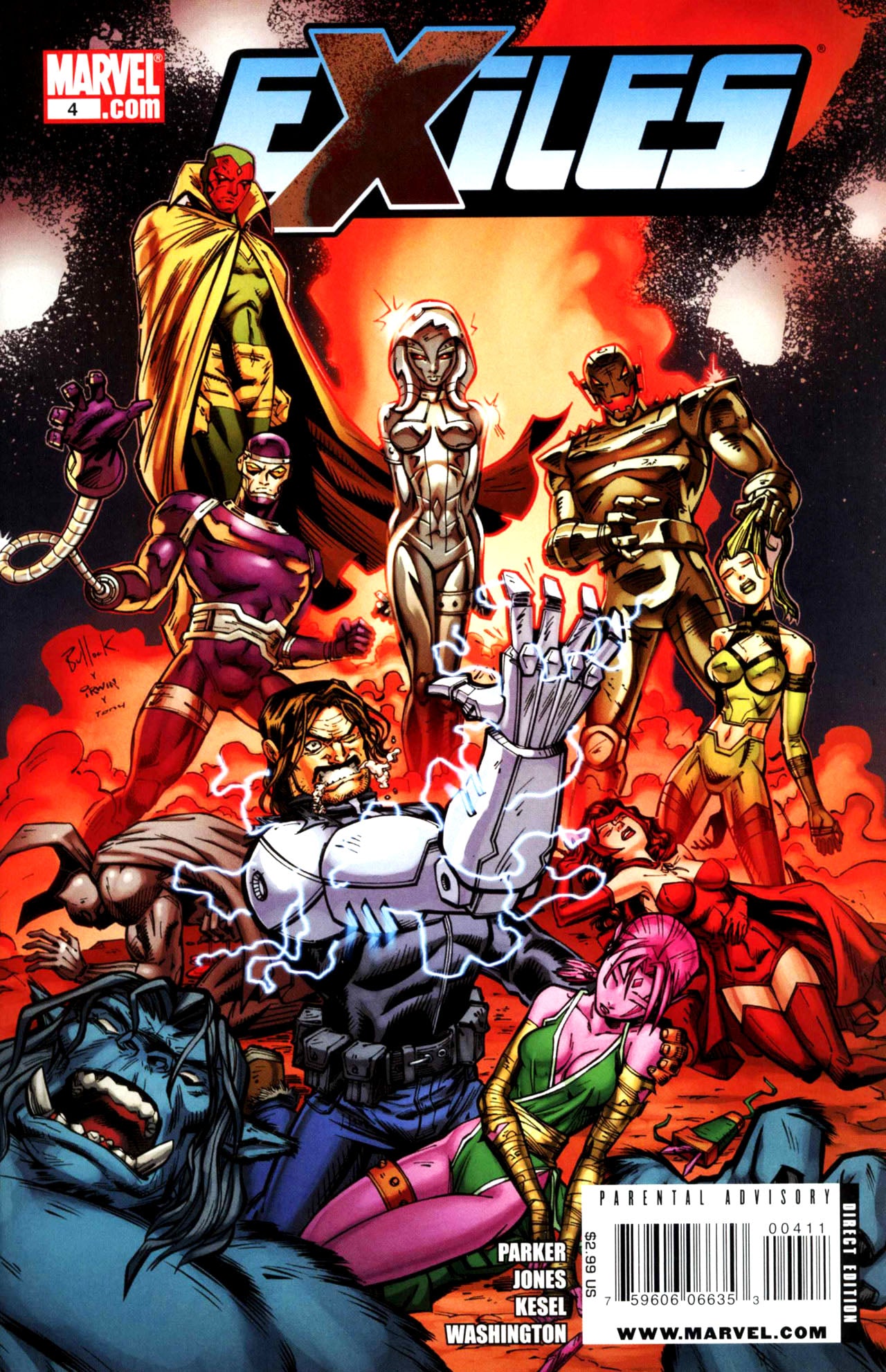 Exiles #4 - CVR A (FN)