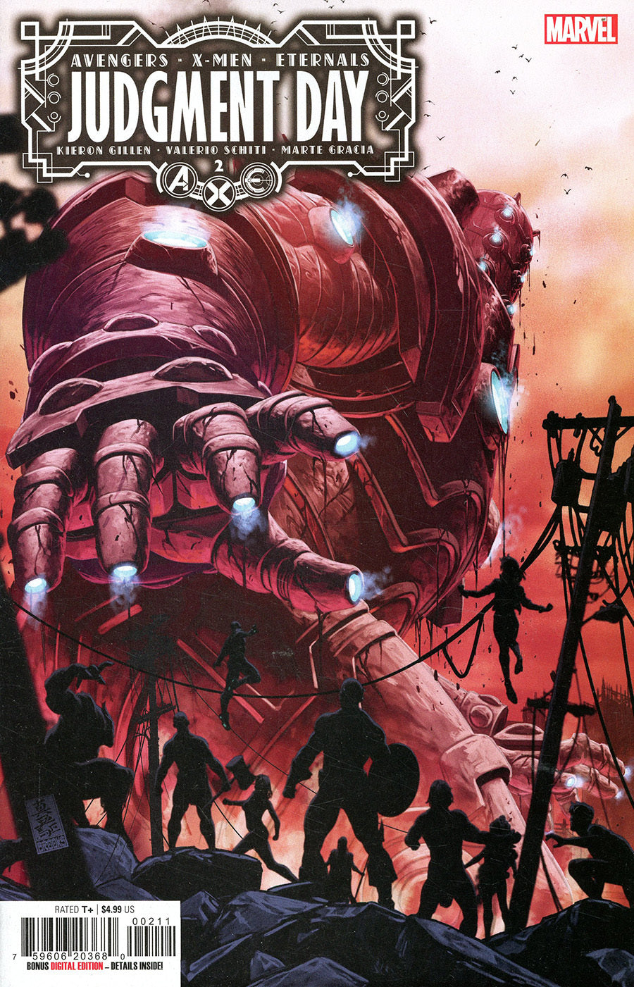 A.X.E.: Judgment Day #2 CVR A Marvel 2022 FN