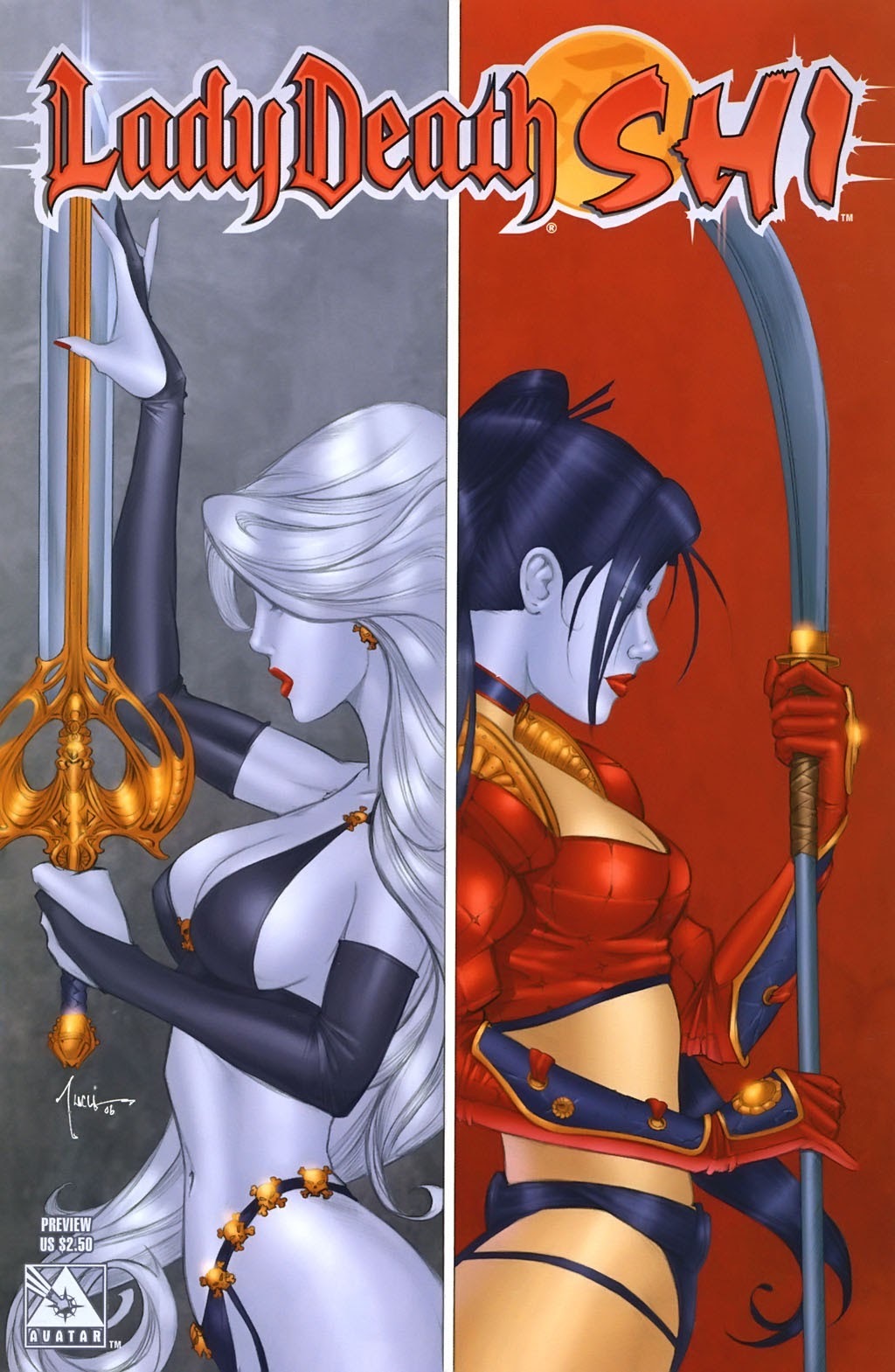 Lady Death/Shi Preview #1 - CVR A (VF)