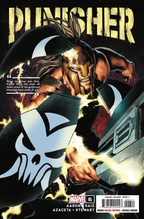 Punisher #6 CVR A Marvel 2022 VF