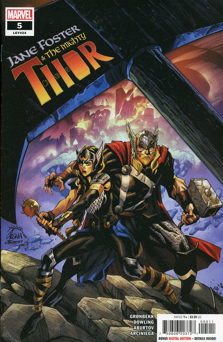 Jane Foster & The Mighty Thor #5 CVR A Marvel 2022 FN