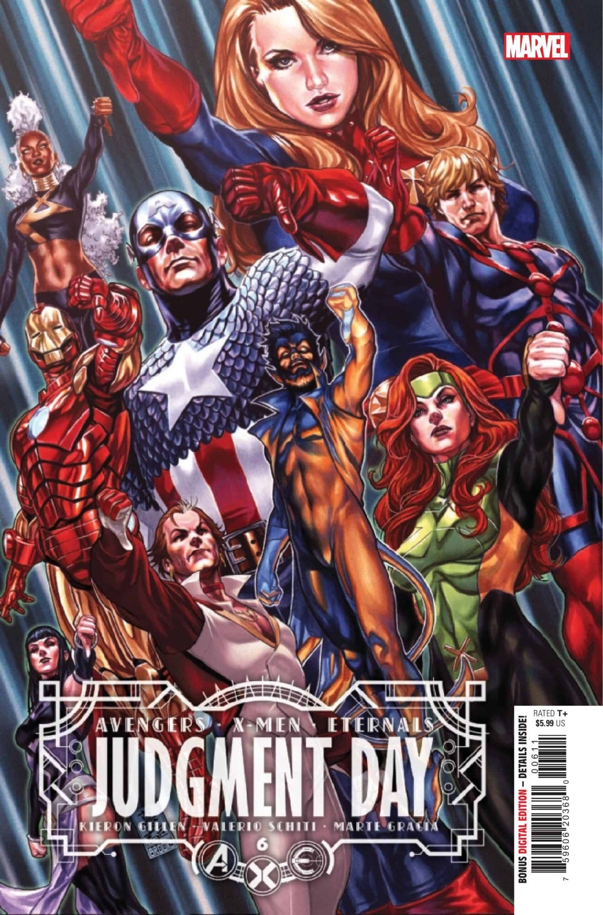 A.X.E.: Judgment Day #6 CVR A Marvel 2022 FN