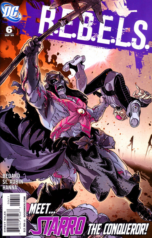 R.E.B.E.L.S. #6 CVR A DC Comics 2009 FN