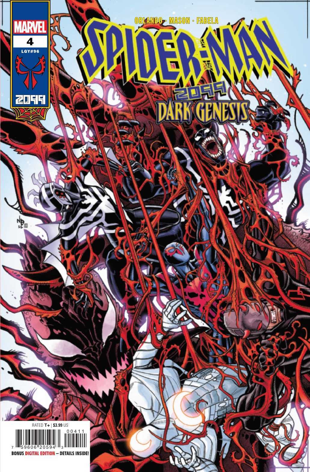 Spider-Man 2099: Dark Genesis #4 CVR A Marvel 2023 VF