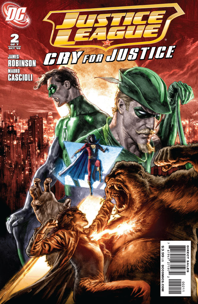 Justice League: Cry for Justice #2 CVR A DC Comics 2009 VF