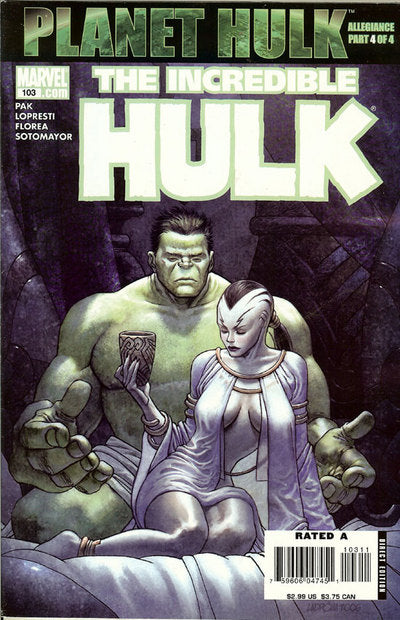 Incredible Hulk #103 CVR A Marvel 2007 FN