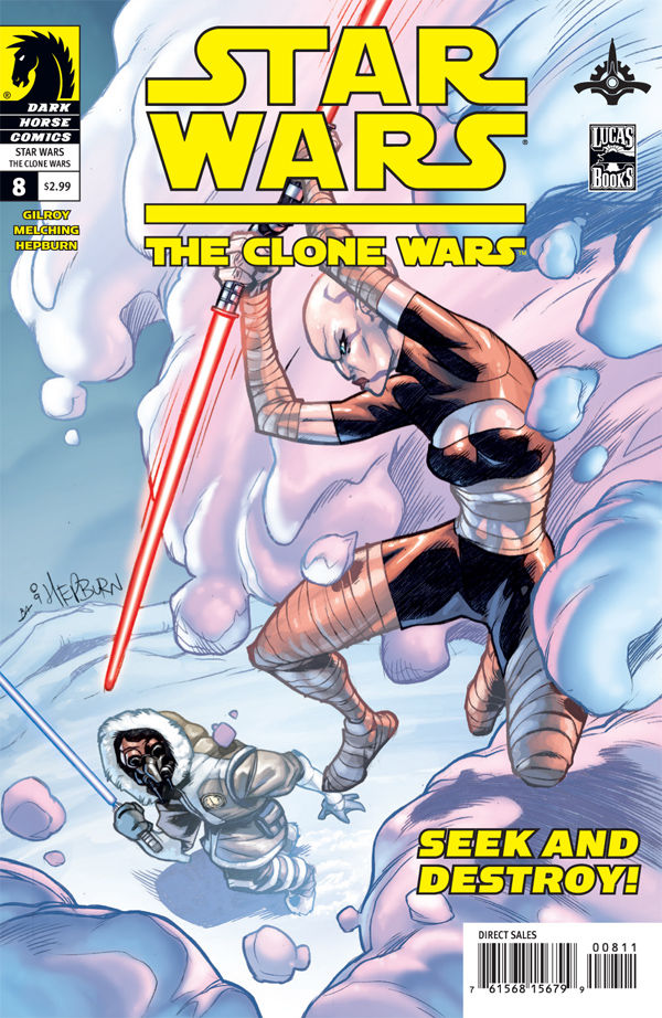 Star Wars: The Clone Wars #8 CVR A Dark Horse Comics 2009 VF