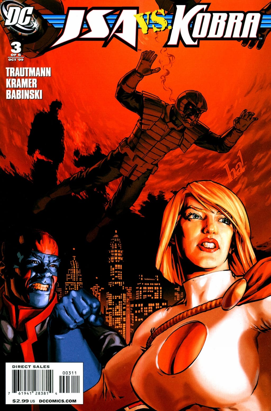 JSA vs. Kobra #3 - CVR A (FN)