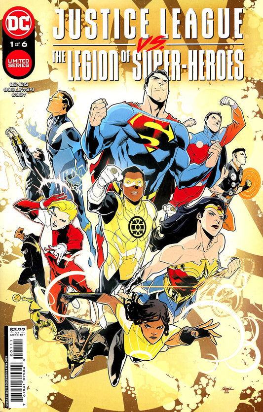 Justice League vs. The Legion of Super-Heroes #1 CVR A DC Comics 2022 FN
