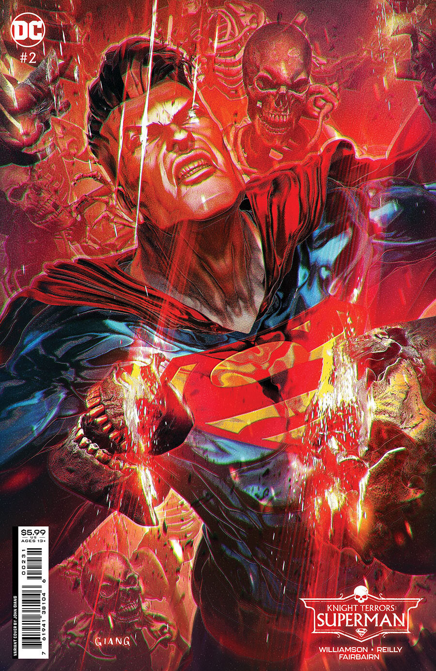 Knight Terrors: Superman #2 CVR C DC Comics 2023 VF