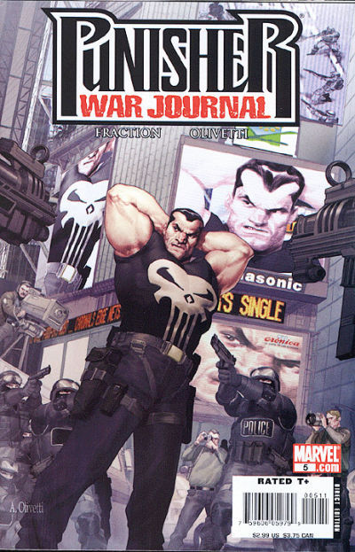 Punisher War Journal #5 CVR A Marvel 2007 FN
