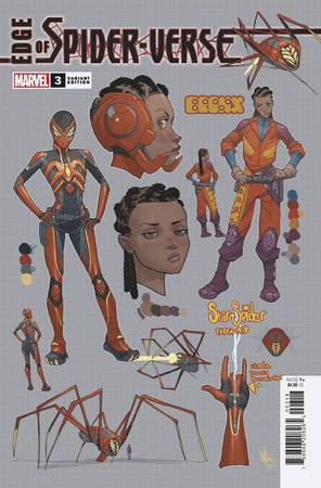 EDGE OF SPIDER-VERSE #3 10 COPY INCV PETE WOODS DESIGN VAR - Packrat Comics
