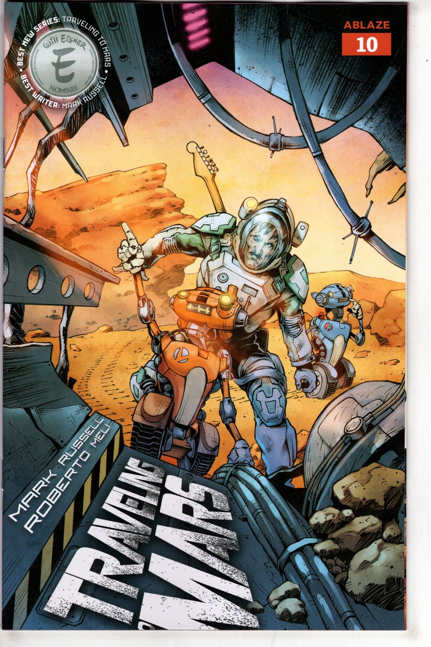 ABLAZE PUBLISHING COMIC BOOK Traveling To Mars #10 Cover A Meli (Mature)