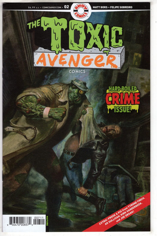 Ahoy COMIC BOOK TOXIC AVENGER COMICS #2 CVR A FRED HARPER (MR)
