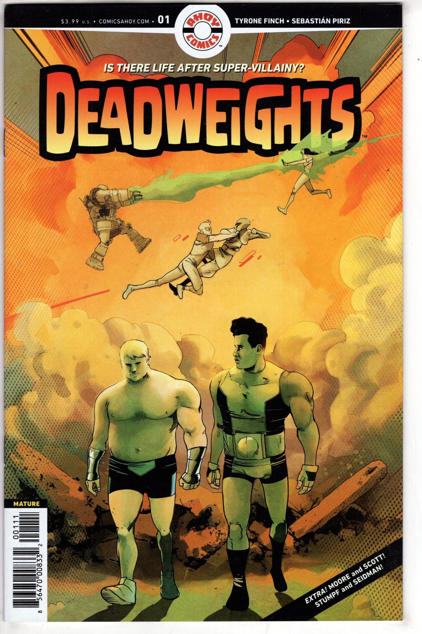 AHOY COMICS COMIC BOOK Deadweights #1 (Of 6) Cover A Sebastian Piriz (Mature)
