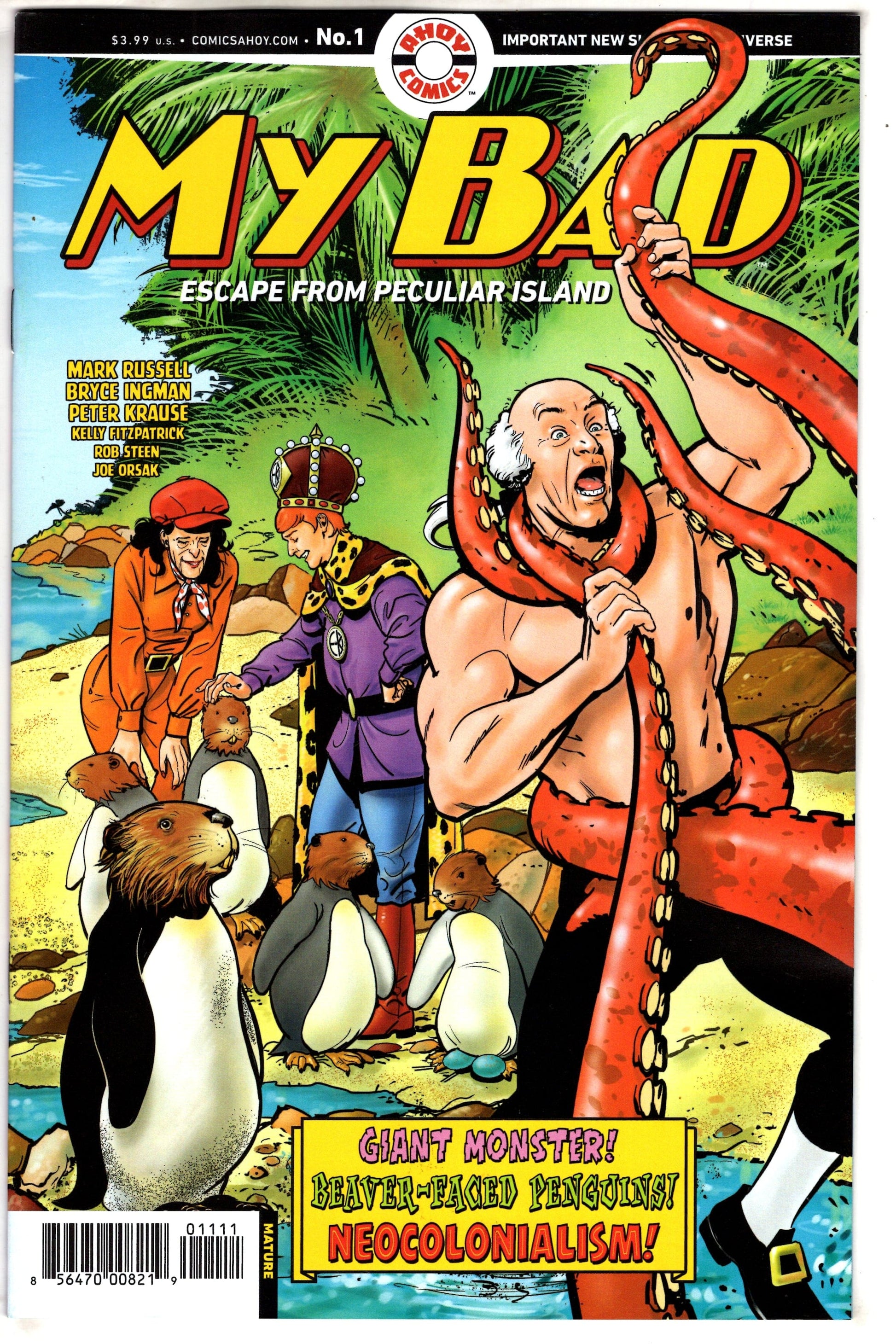 AHOY COMICS COMIC BOOK My Bad Escape From Peculiar Island #1 (Of 5) Cover A Peter Krause (Mature)