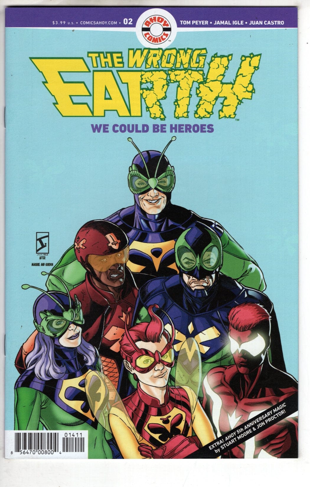 AHOY COMICS COMIC BOOK WRONG EARTH WE COULD BE HEROES #2  (VF/NM)
