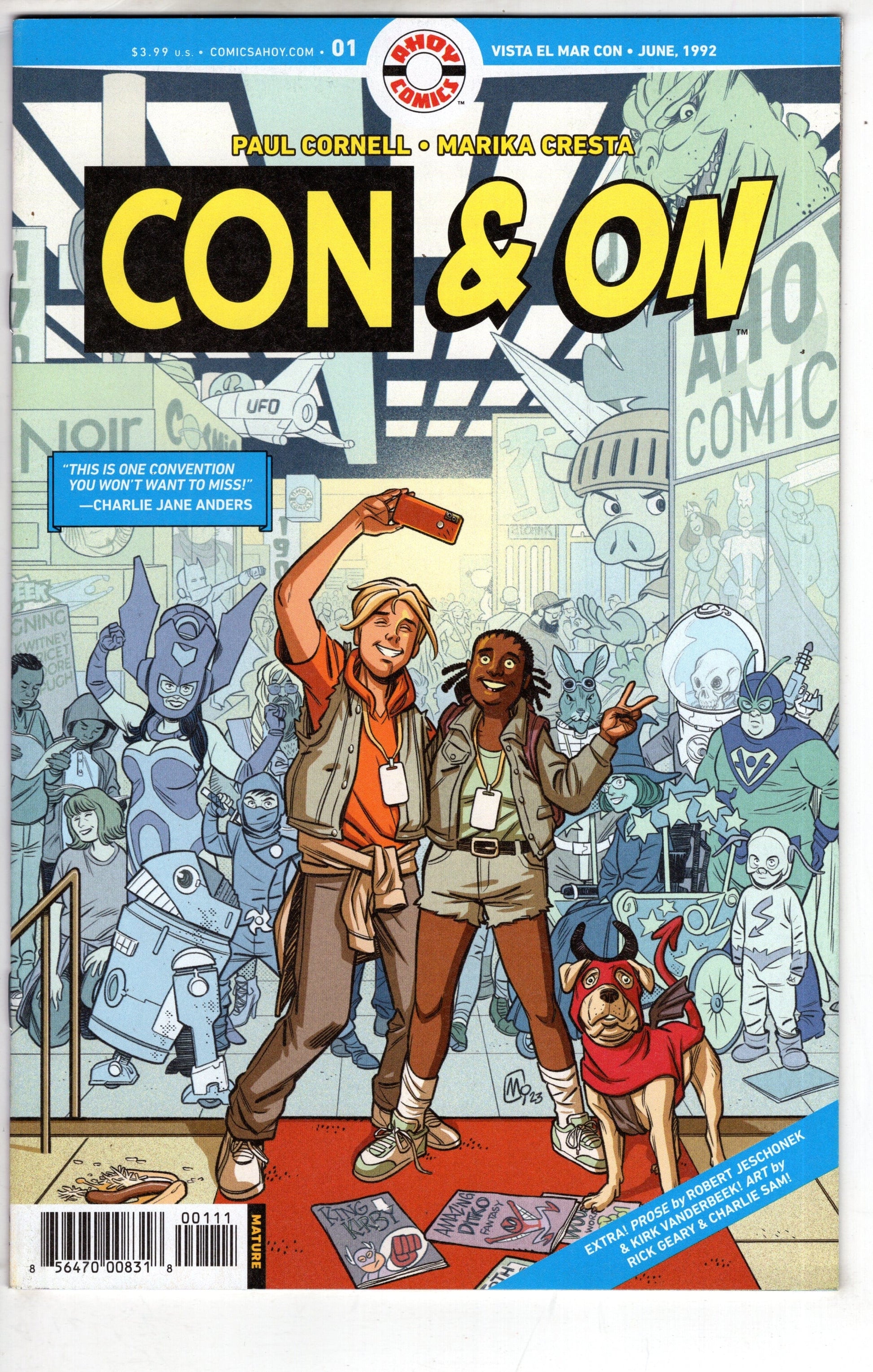 AHOY COMICS Comics CON & ON #1 (OF 5) CVR A MAURICET (MR)