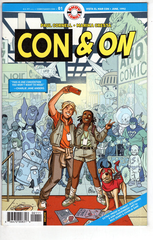 AHOY COMICS Comics CON & ON #1 (OF 5) CVR A MAURICET (MR)
