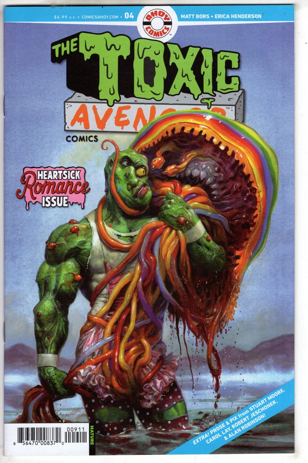 AHOY COMICS NEW THIS WEEK TOXIC AVENGER COMICS #4 CVR A FRED HARPER (MR)