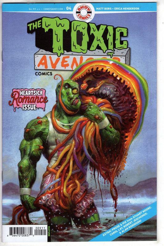 AHOY COMICS NEW THIS WEEK TOXIC AVENGER COMICS #4 CVR A FRED HARPER (MR)