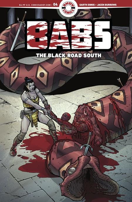 Ahoy NEW THIS WEEK BABS THE BLACK ROAD SOUTH #4 (OF 6) CVR A JACEN BURROWS (MR) (VF/NM)