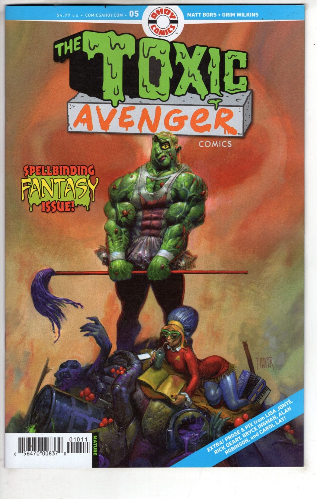 Ahoy NEW THIS WEEK TOXIC AVENGER COMICS #5 CVR A