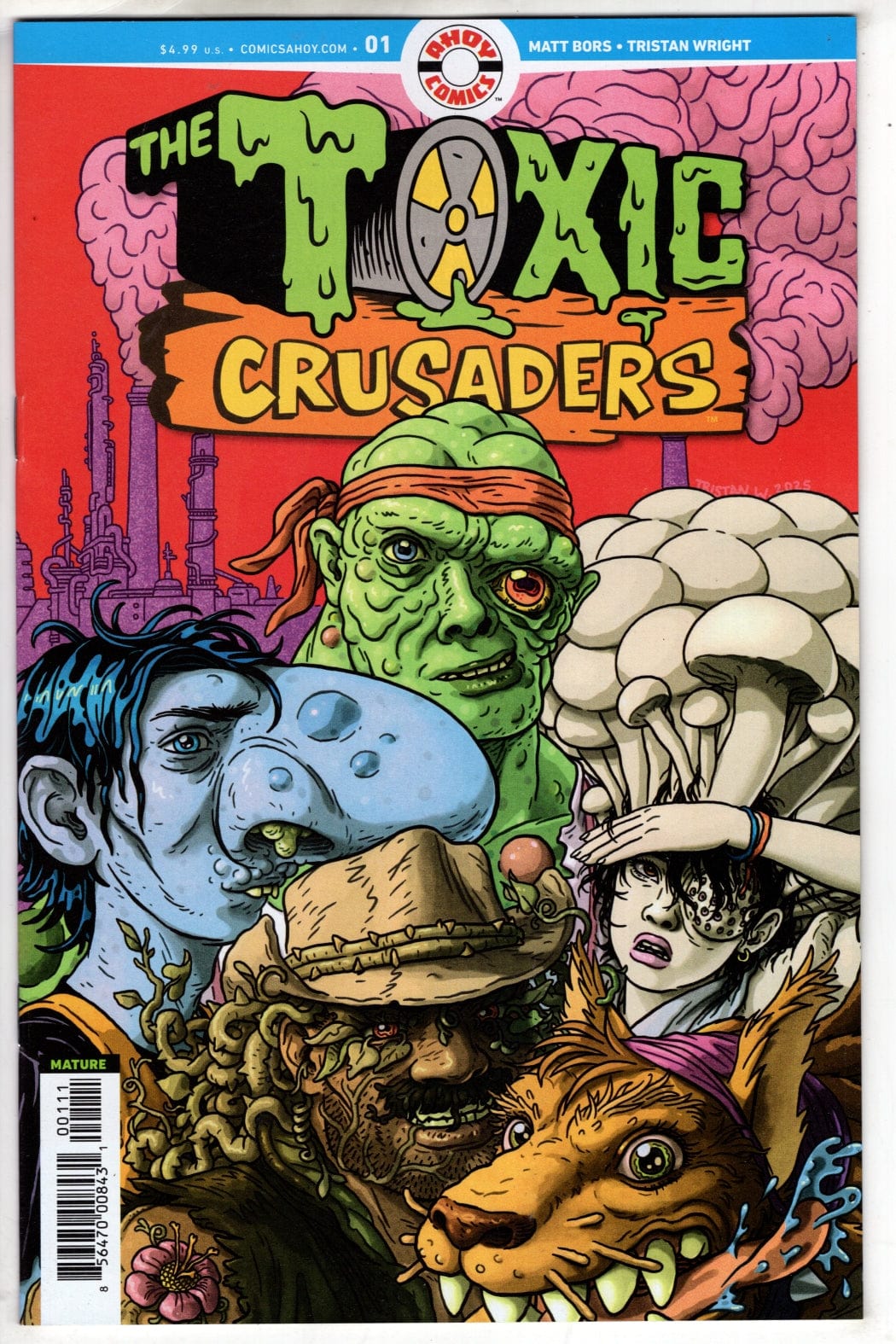 Ahoy NEW THIS WEEK TOXIC CRUSADERS #1 (OF 5) CVR A TRISTAN WRIGHT (MR)