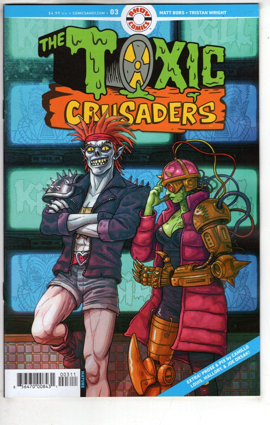 Ahoy NEW THIS WEEK TOXIC CRUSADERS #3 (OF 5) CVR A TRISTAN WRIGHT (MR) (VF/NM)