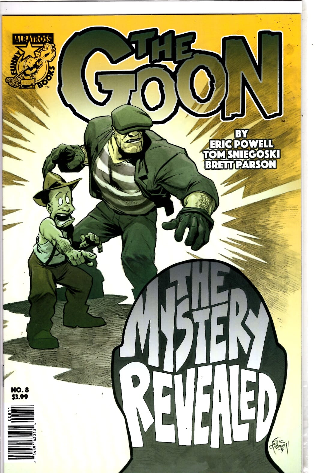 ALBATROSS FUNNYBOOKS COMIC BOOK GOON #8 CVR A POWELL (VF/NM)