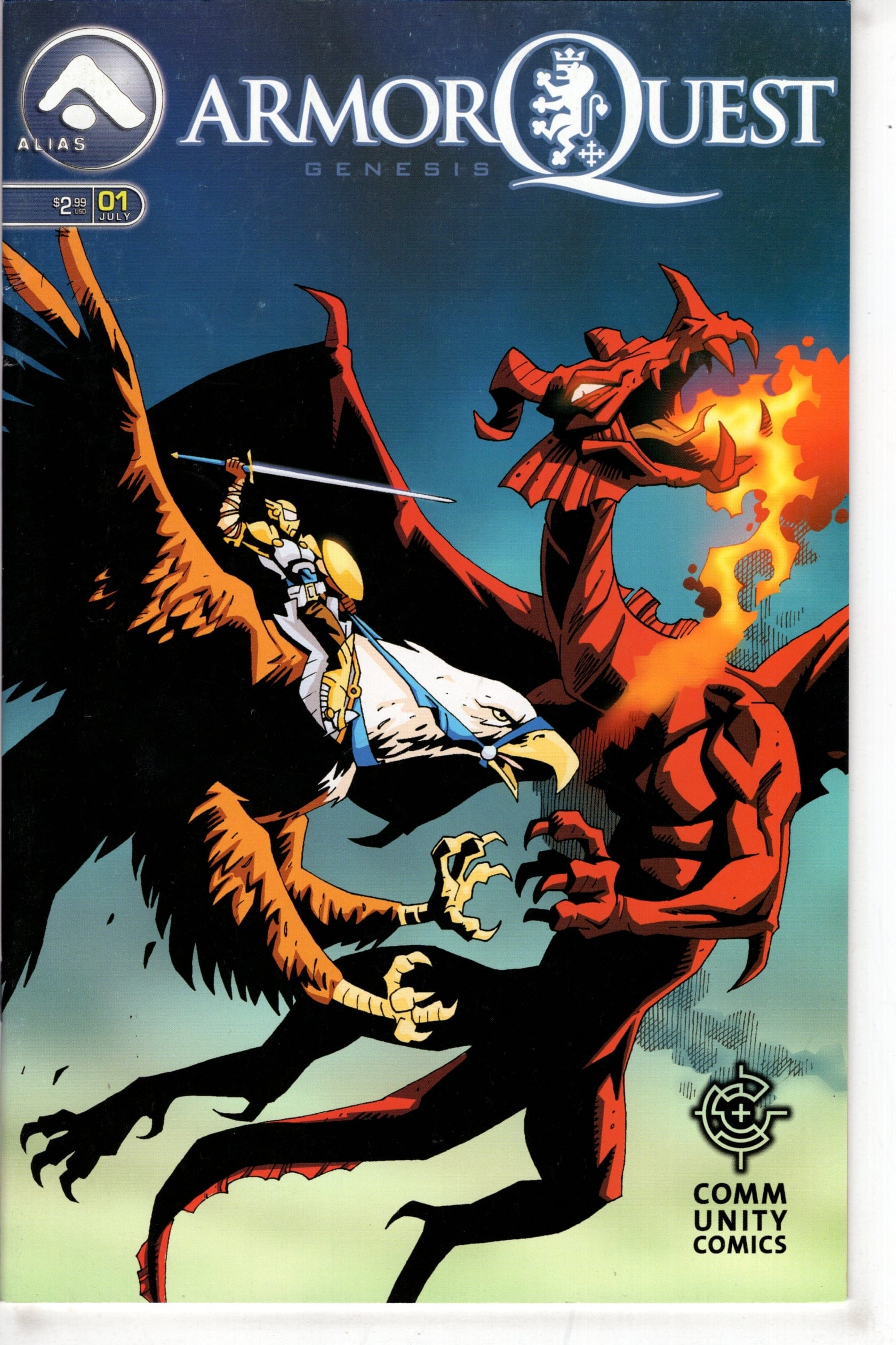 ALIAS ENTERPRISES LLC Comics ARMORQUEST GENESIS #1 (OF 6)