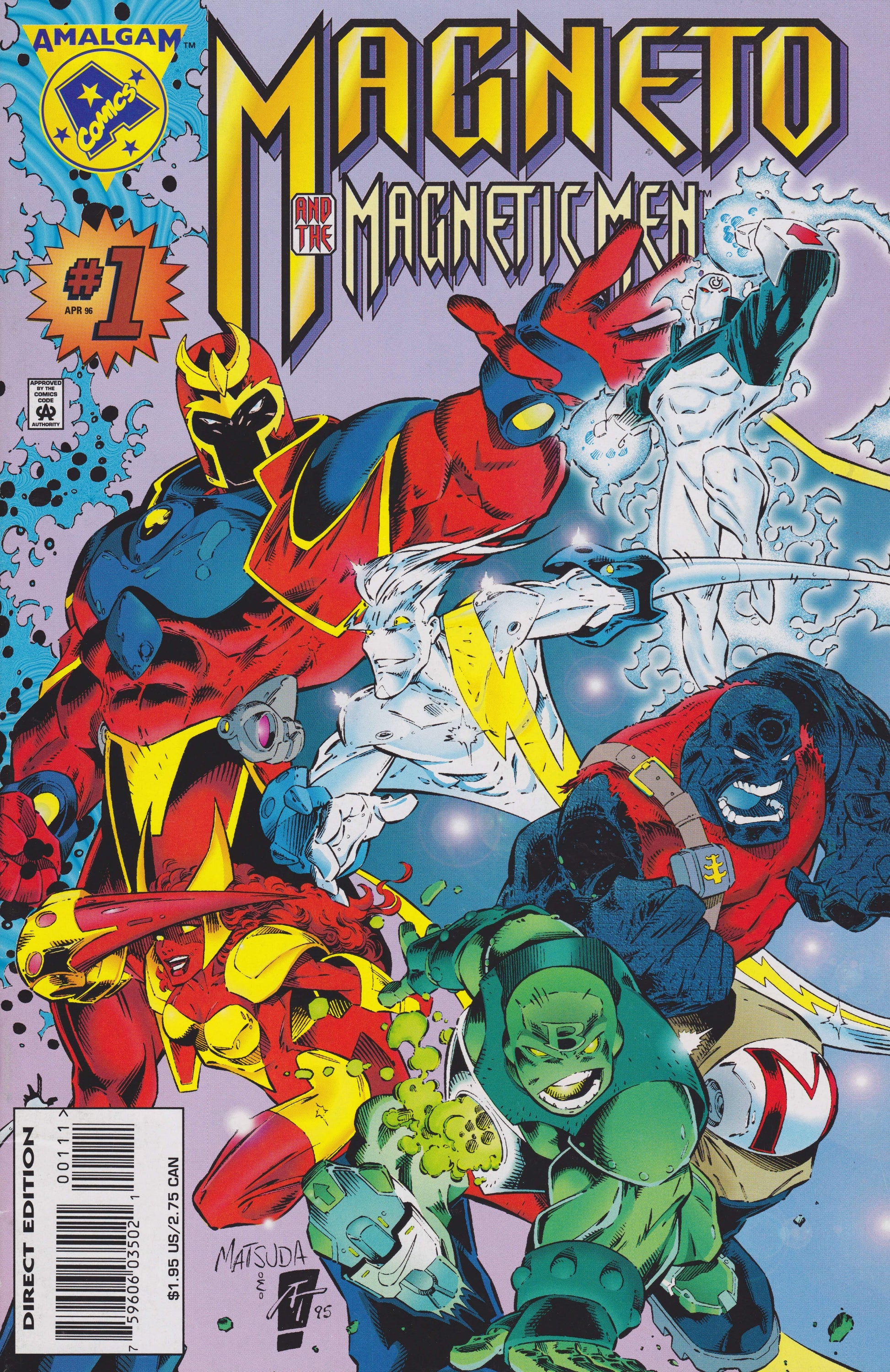 Amalgam Comics Magneto and the Magnetic Men #1 [VF]