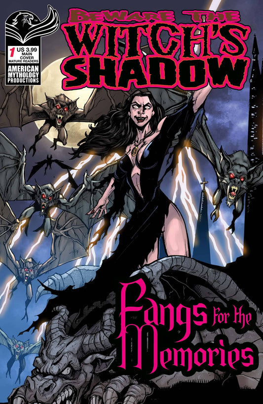 AMERICAN MYTHOLOGY PRODUCTIONS Comics BEWARE WITCHES SHADOW FANGS FOR MEMORIES #1 CVR A CALZADA (M