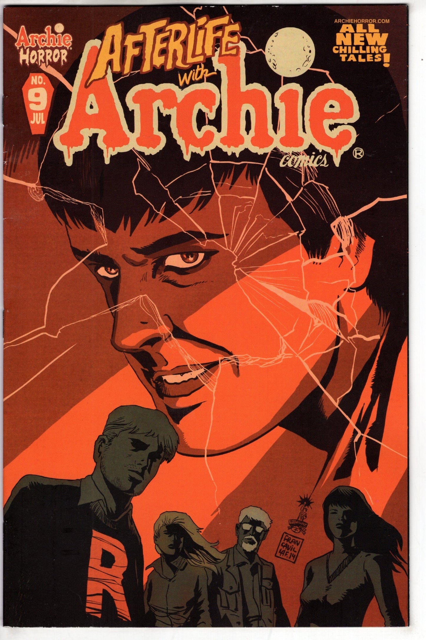 ARCHIE COMIC PUBLICATIONS COMIC BOOK AFTERLIFE WITH ARCHIE #9 REG FRANCAVILLA CVR