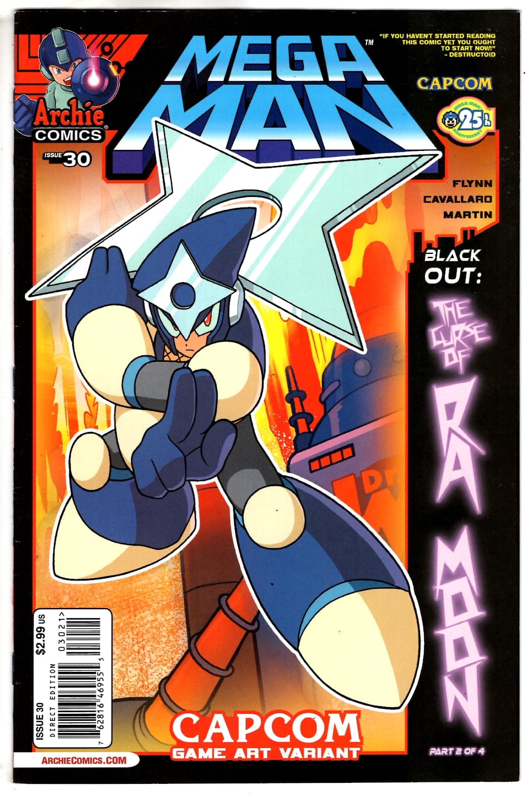 ARCHIE COMIC PUBLICATIONS COMIC BOOK MEGA MAN #30 CAPCOM VAR CVR (VF)