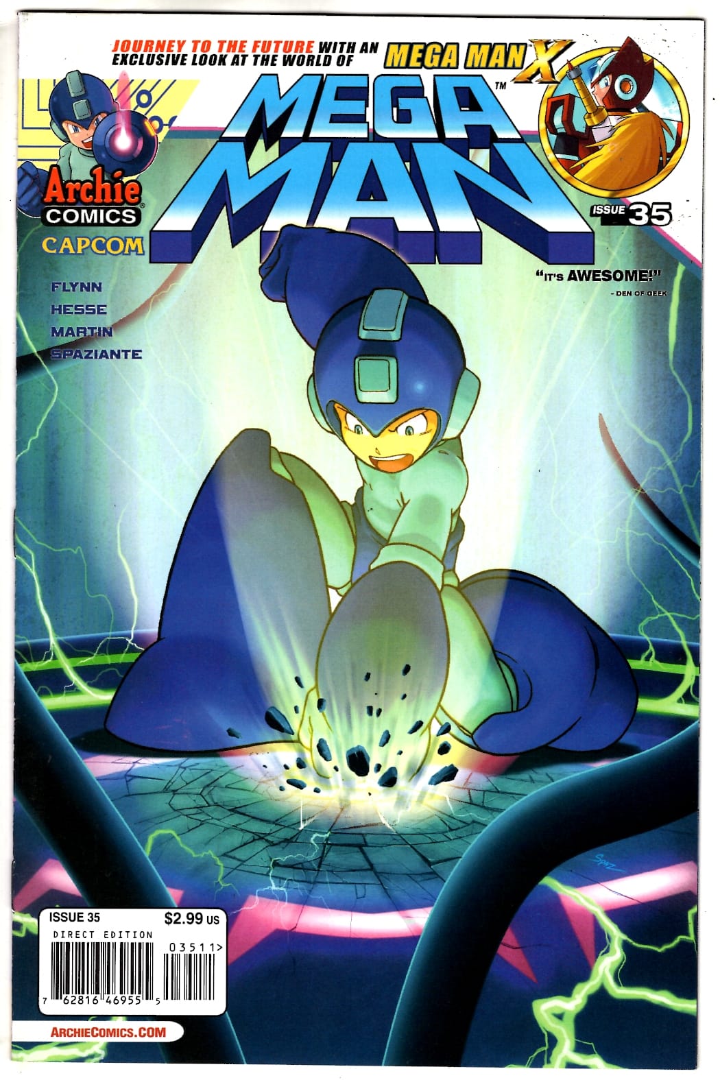 ARCHIE COMIC PUBLICATIONS COMIC BOOK MEGA MAN #35 REG CVR (VF)