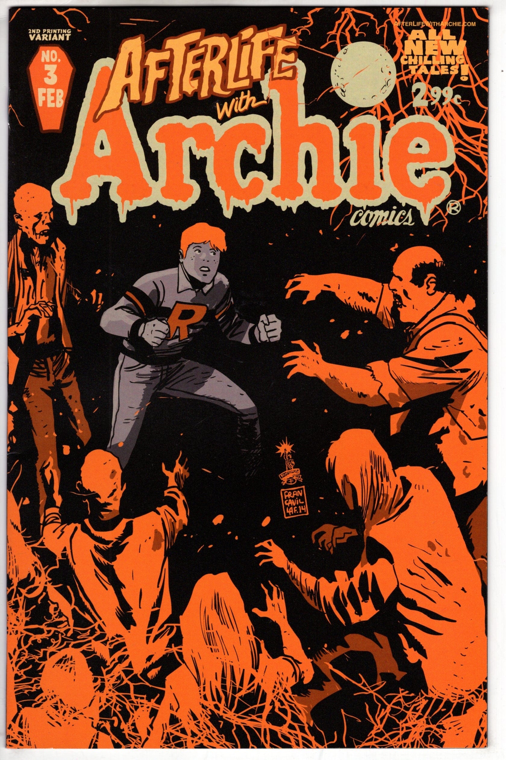ARCHIE COMIC PUBLICATIONS Comics AFTERLIFE WITH ARCHIE #3 2ND PTG FRANCAVILLA CVR