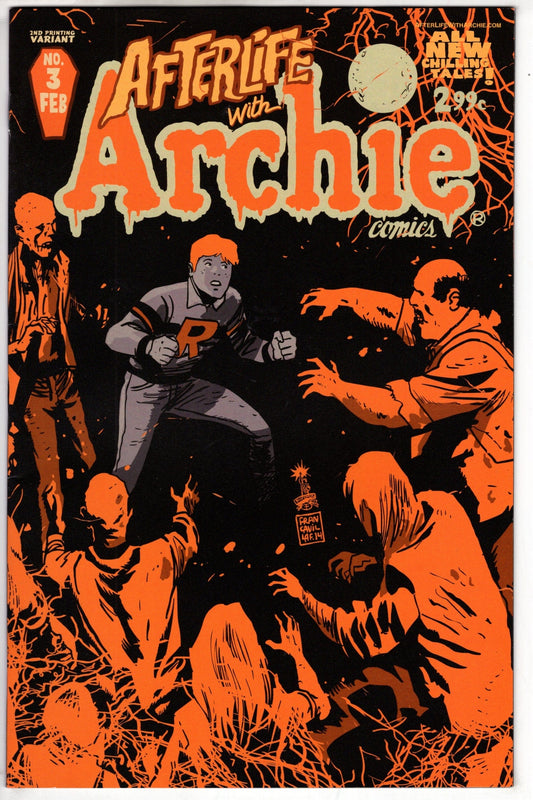 ARCHIE COMIC PUBLICATIONS Comics AFTERLIFE WITH ARCHIE #3 2ND PTG FRANCAVILLA CVR