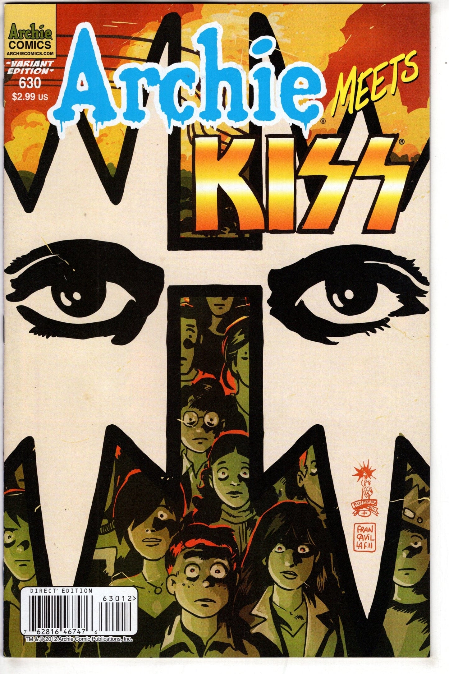ARCHIE COMIC PUBLICATIONS Comics ARCHIE #630 (ARCHIE MEETS KISS PT 4 ) VAR CVR